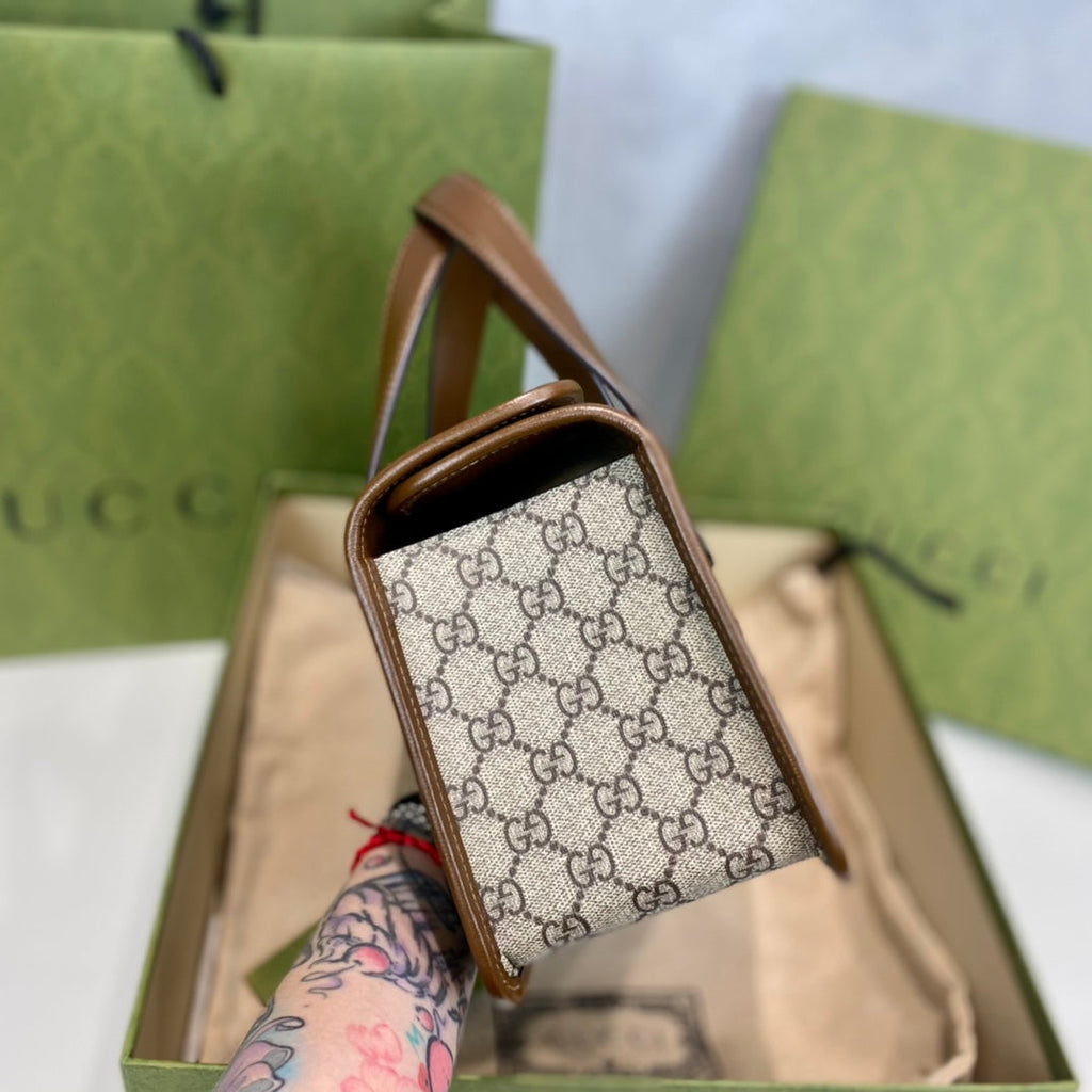 Gucci 1955 Horsebit Top Handle Box Bag