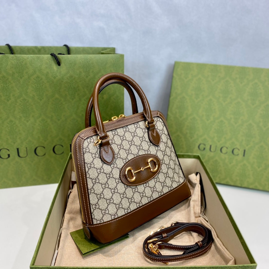 Gucci 1955 Horsebit Shell Shoulder Bag