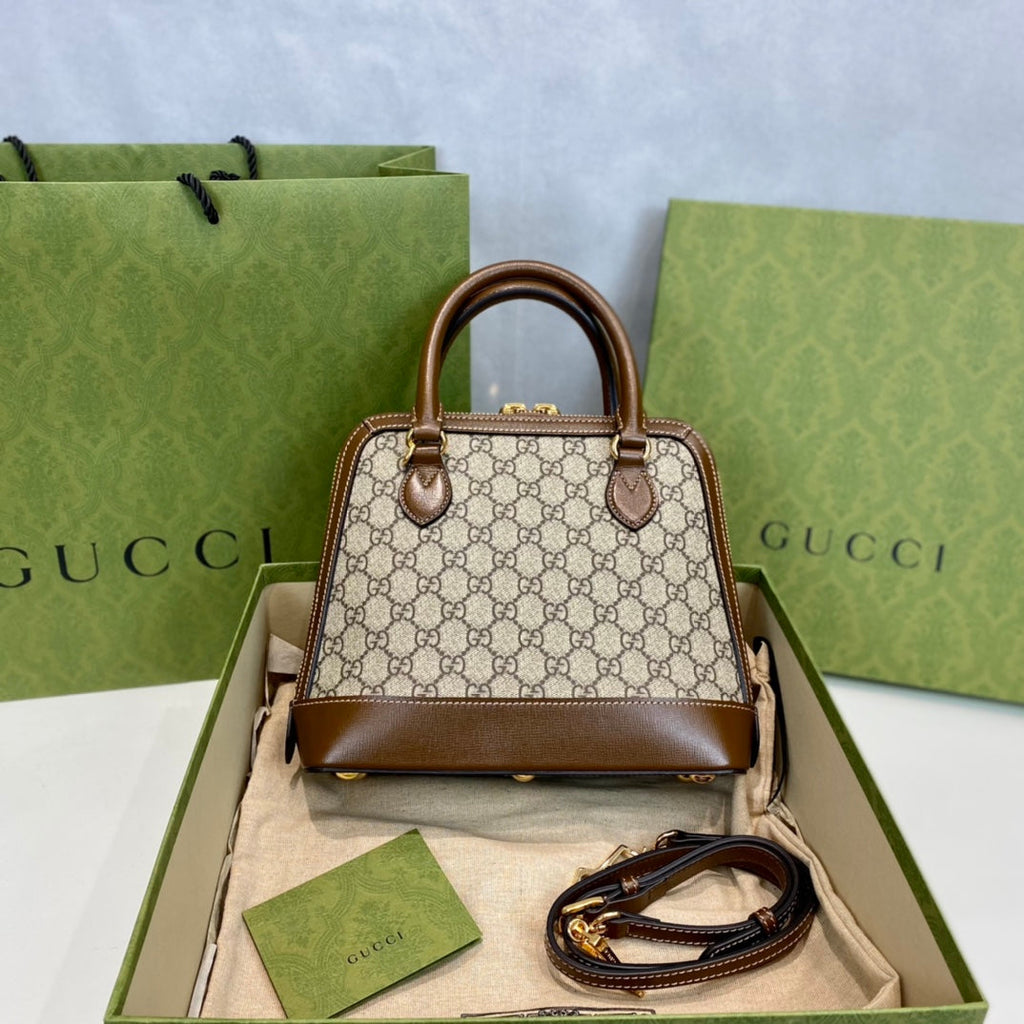 Gucci 1955 Horsebit Shell Shoulder Bag