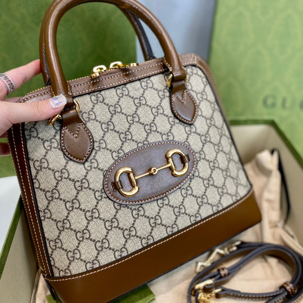 Gucci 1955 Horsebit Shell Shoulder Bag