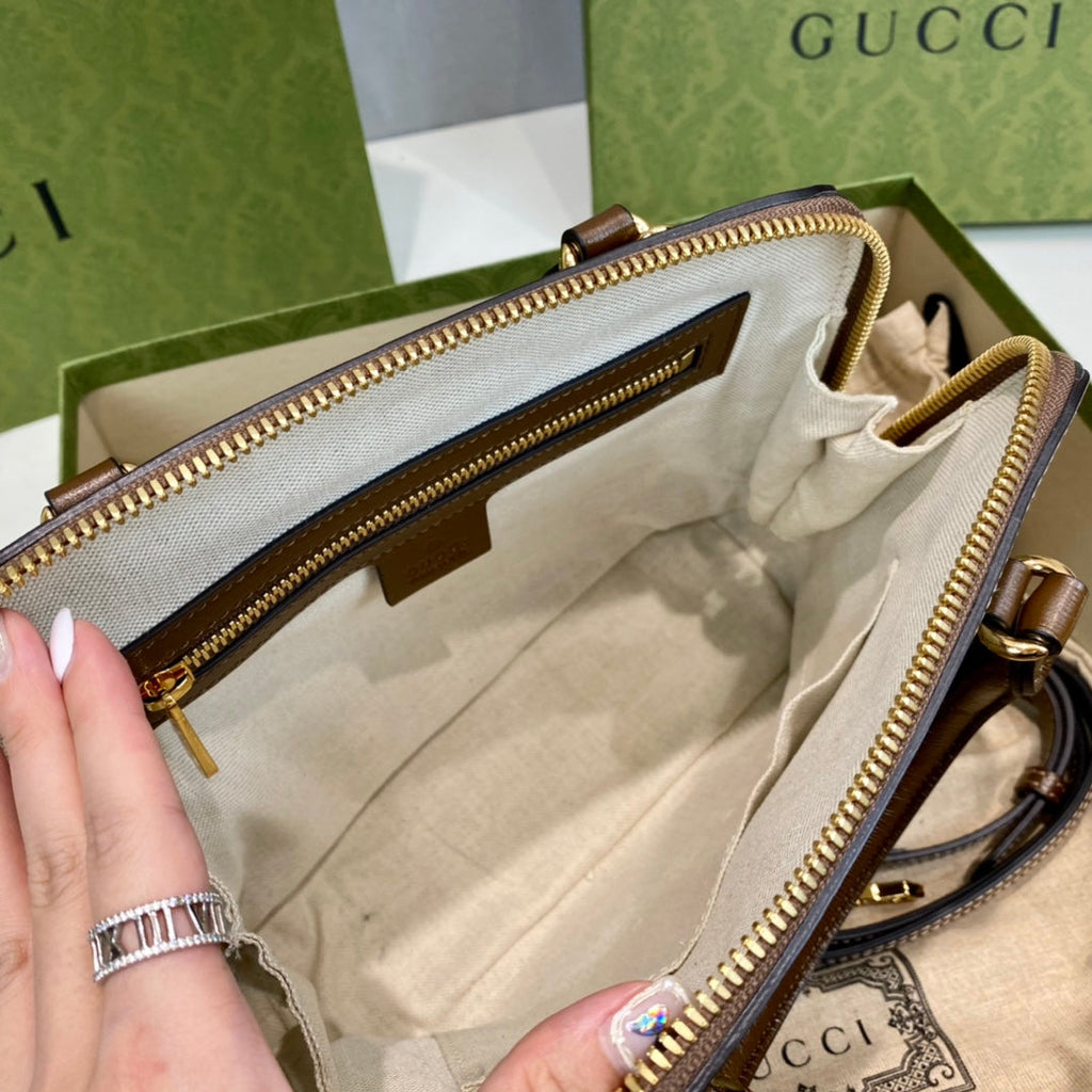 Gucci 1955 Horsebit Shell Shoulder Bag