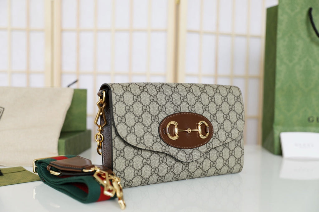 Gucci Horsebit 1955 Three-Way Clutch Bag