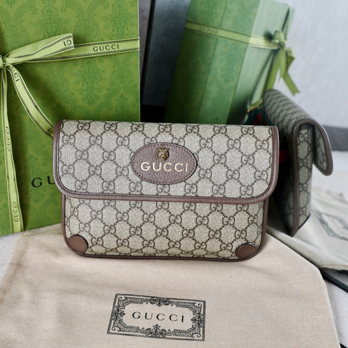 Gucci Neo Vintage Tiger Head Belt Bag