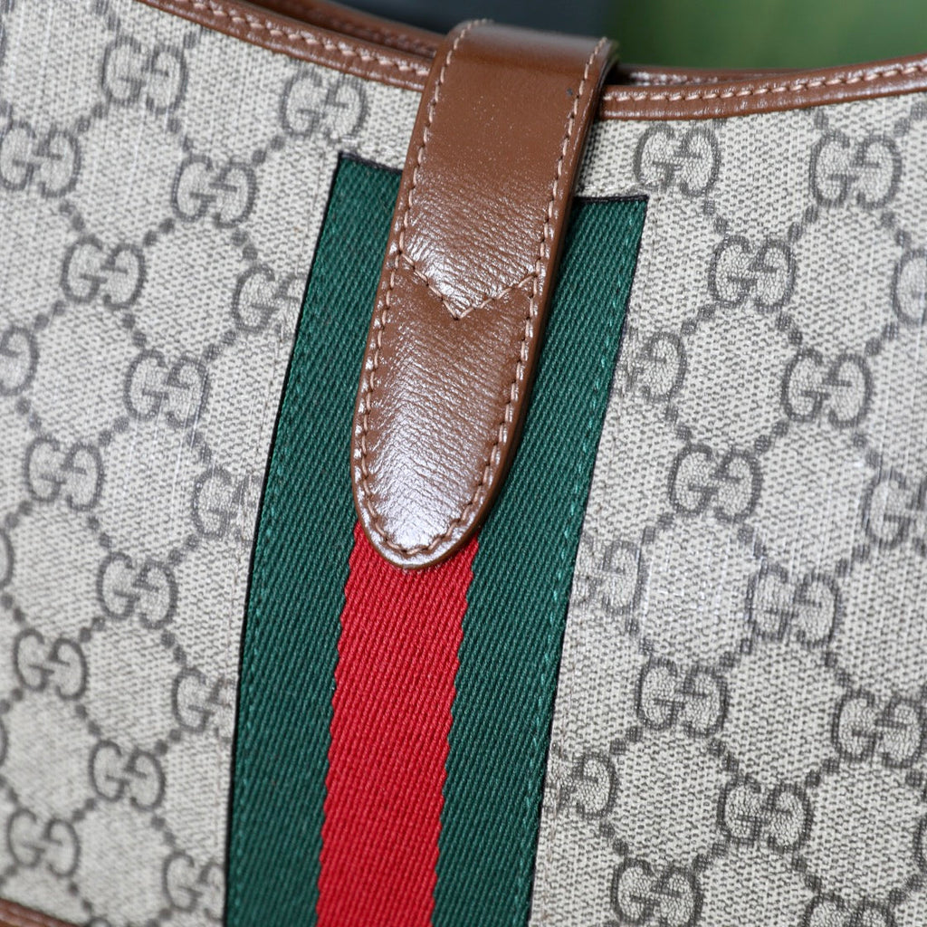 Gucci Jackie 1961 GG Canvas Shoulder Bag