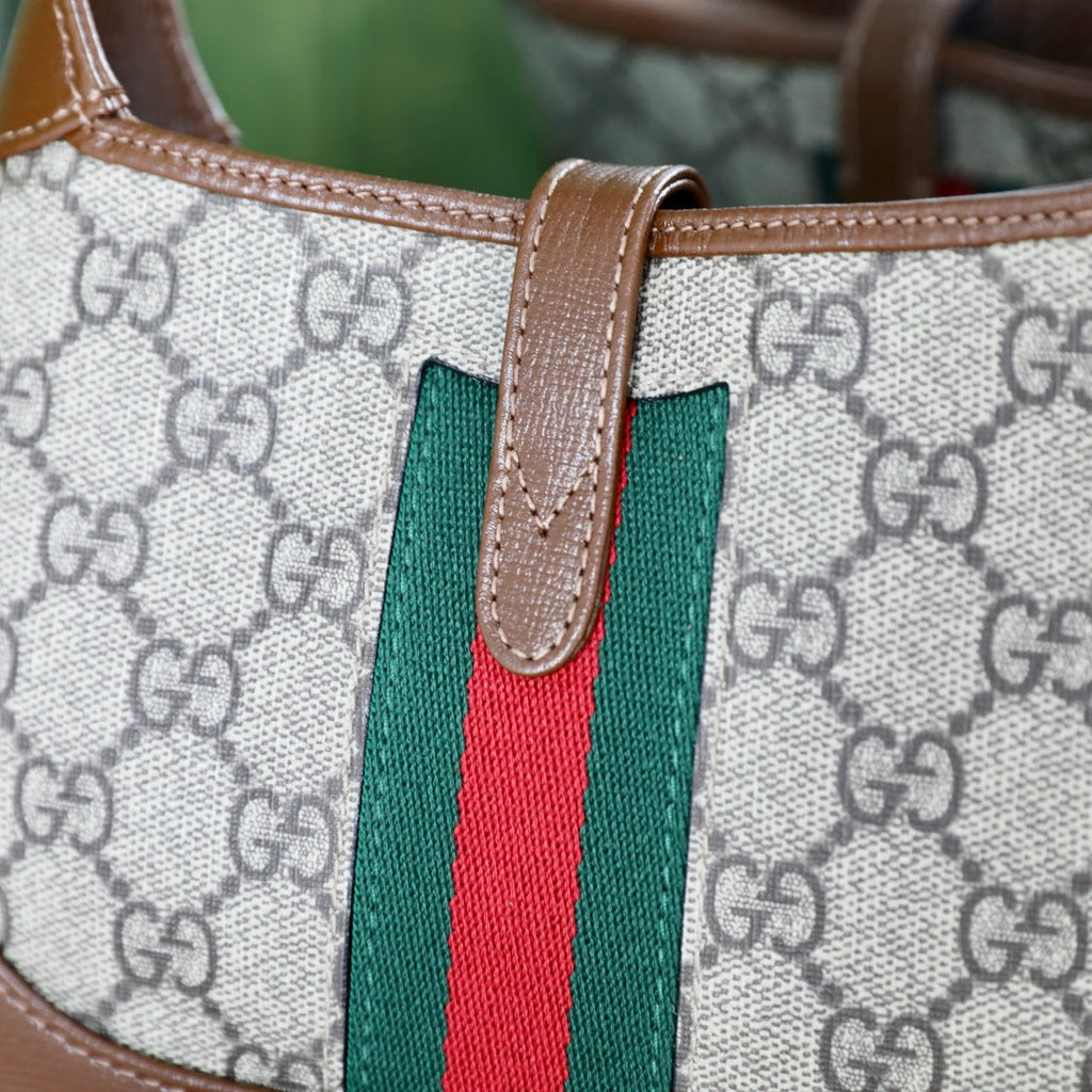 Gucci Jackie 1961 GG Canvas Shoulder Bag