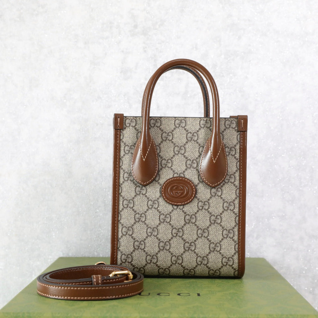 Gucci GG Retro Mini Crossbody Top Handle Bag