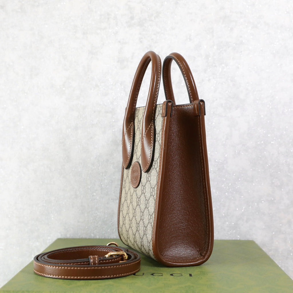 Gucci GG Retro Mini Crossbody Top Handle Bag