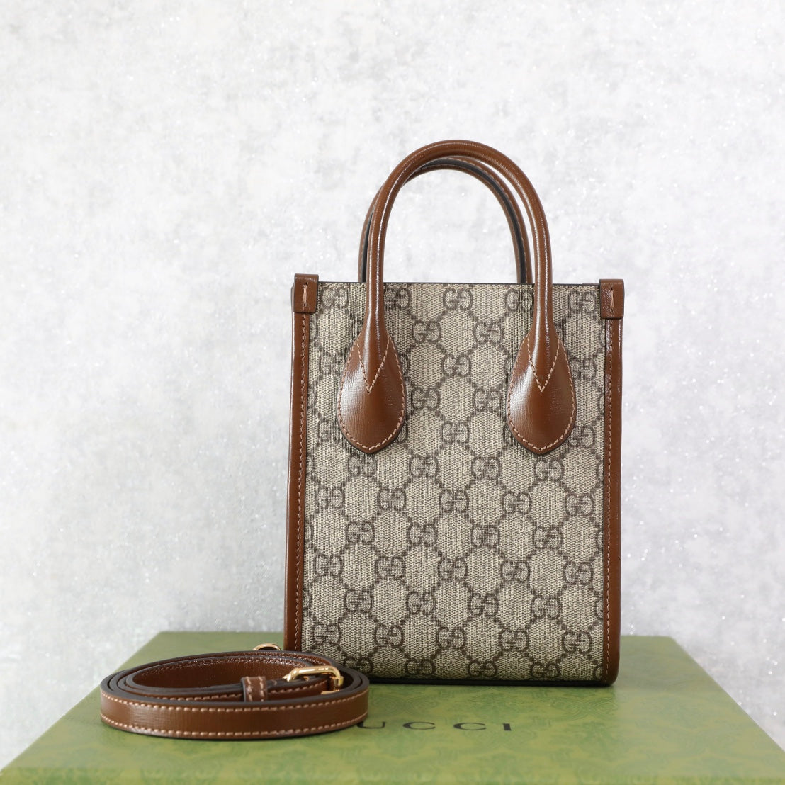 Gucci GG Retro Mini Crossbody Top Handle Bag