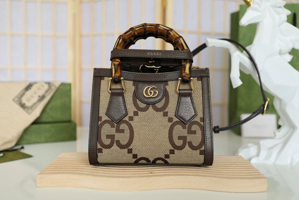 Gucci Diana Bamboo Handle Mini Top Handle Bag