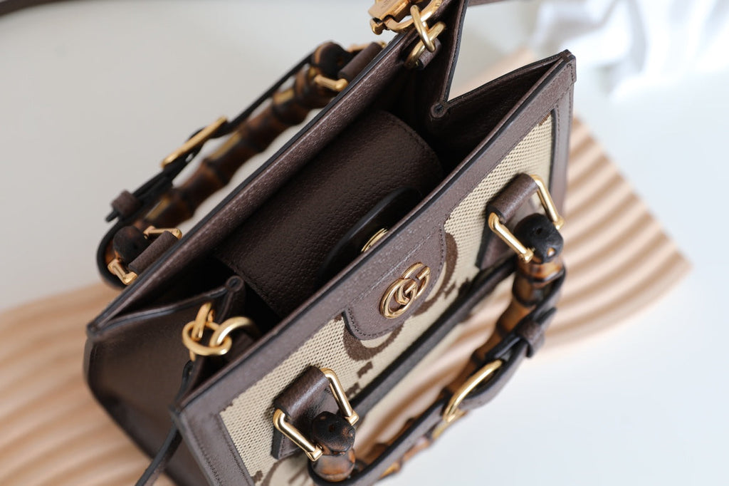 Gucci Diana Bamboo Handle Mini Top Handle Bag
