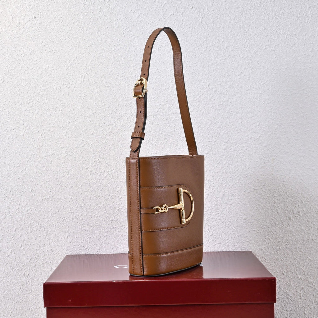 Gucci 73 Series Horsebit Bucket Bag