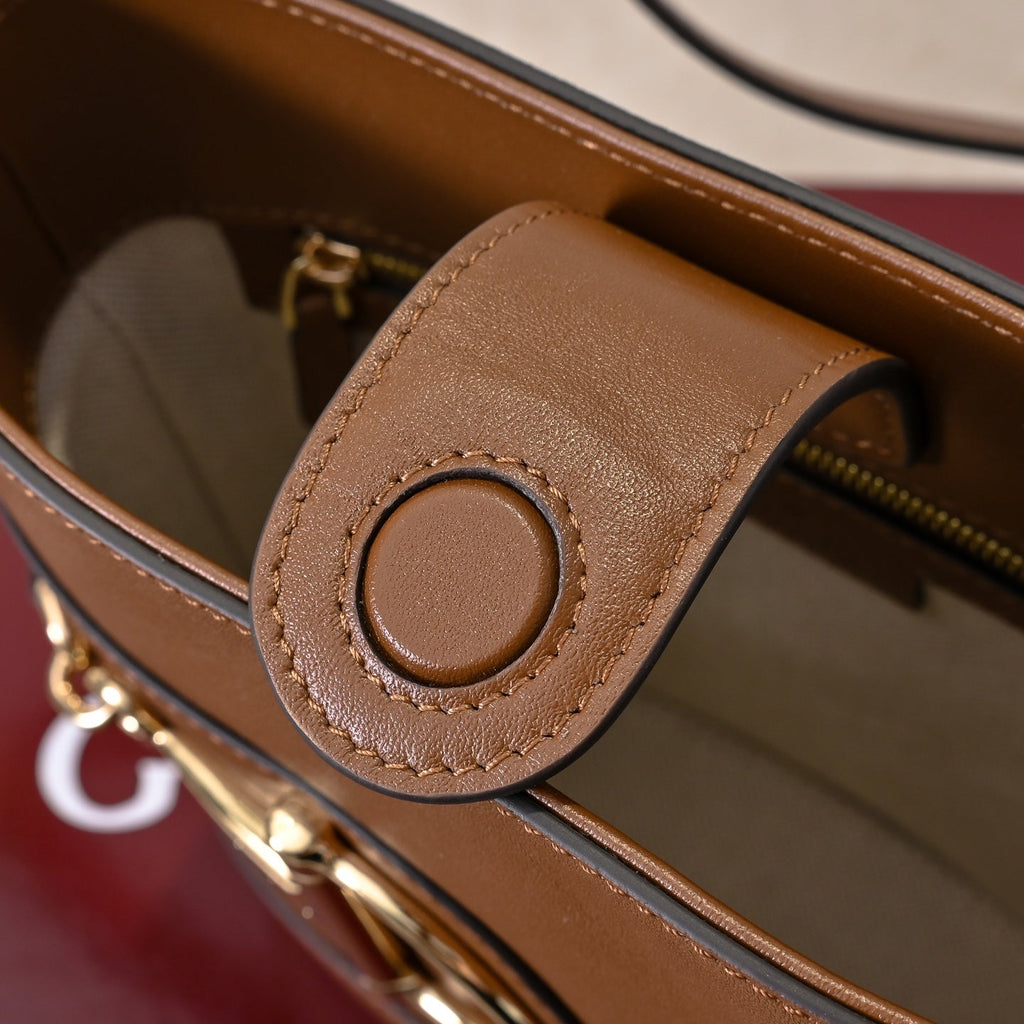 Gucci 73 Series Horsebit Bucket Bag