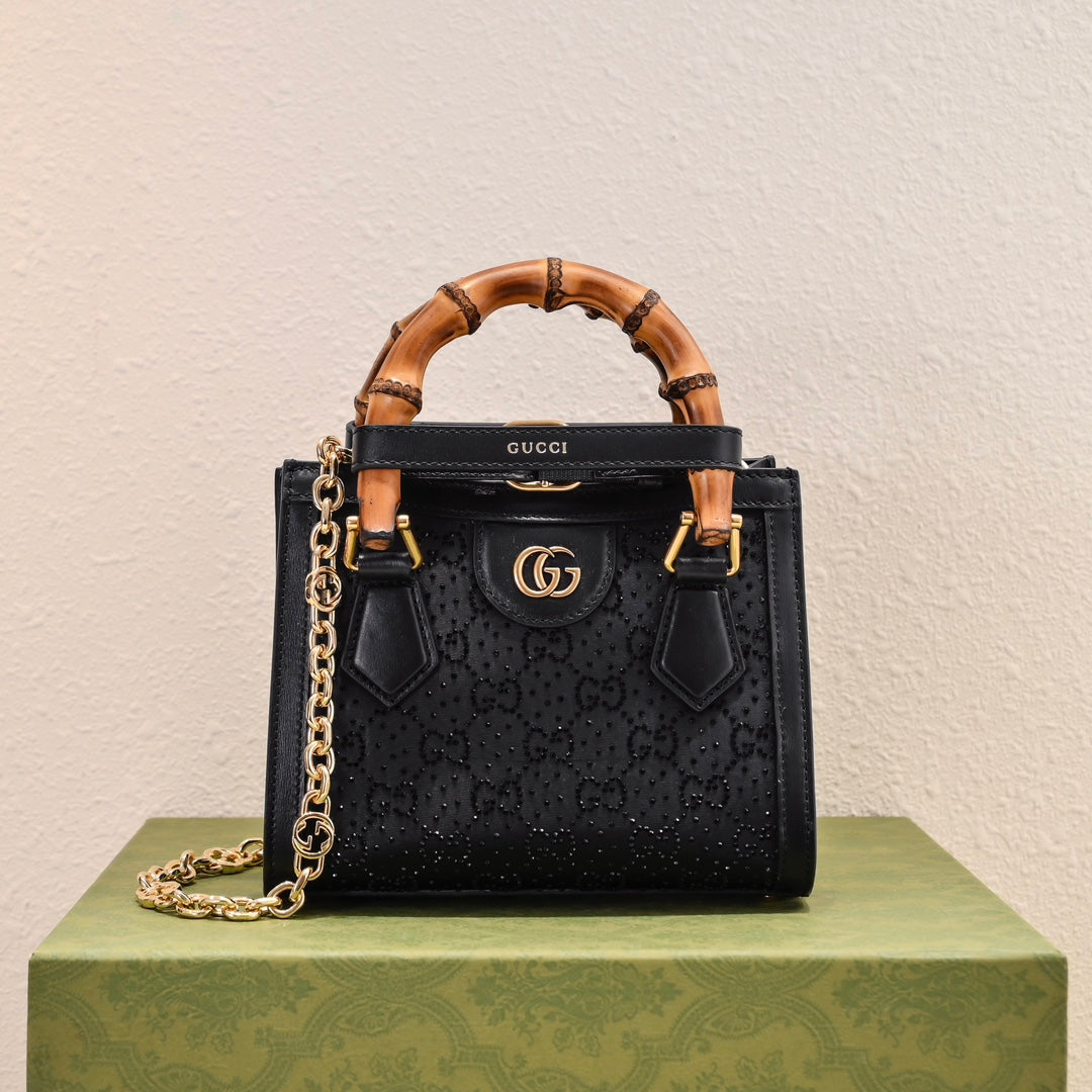 Gucci Diana Bamboo Mini Top Handle Bag