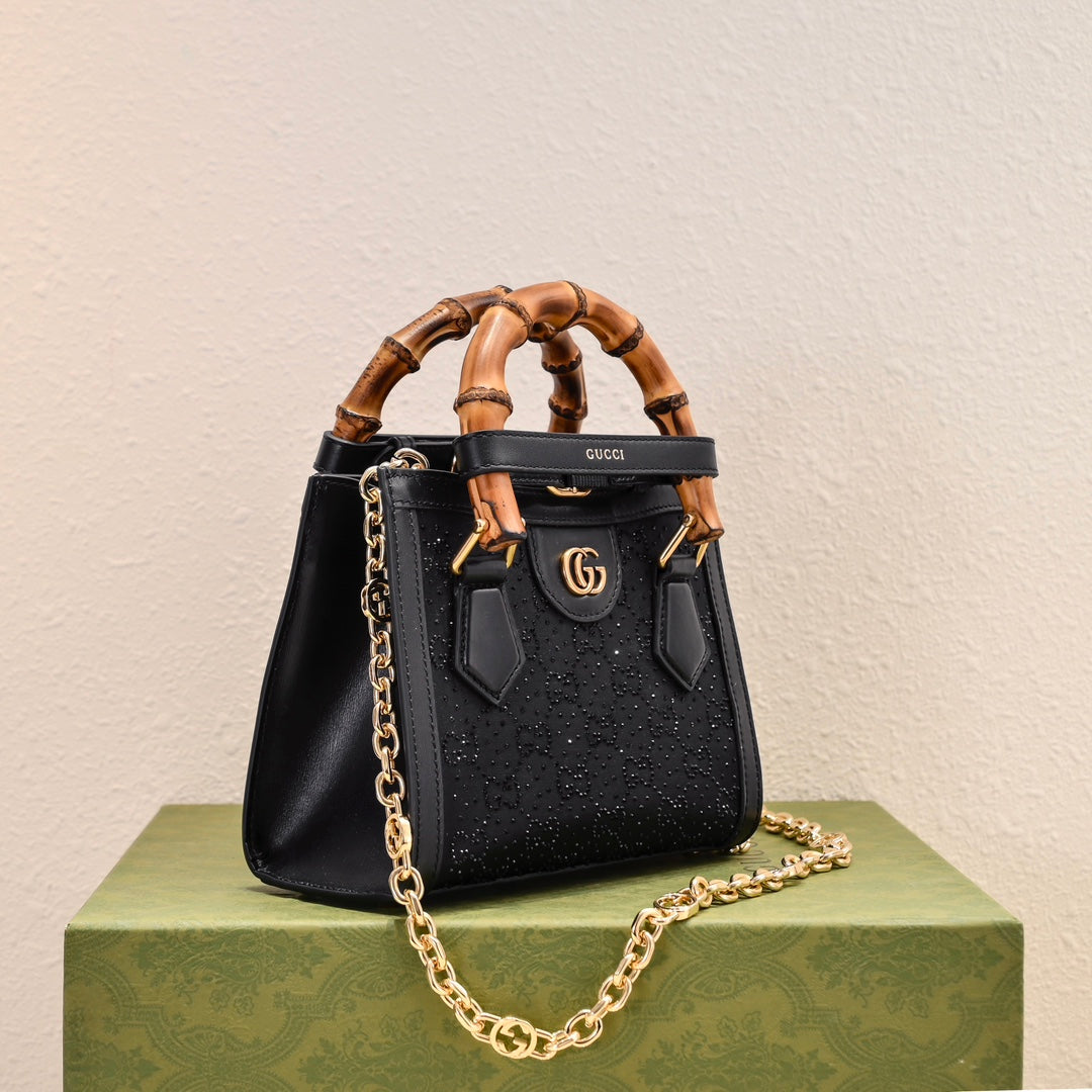 Gucci Diana Bamboo Mini Top Handle Bag
