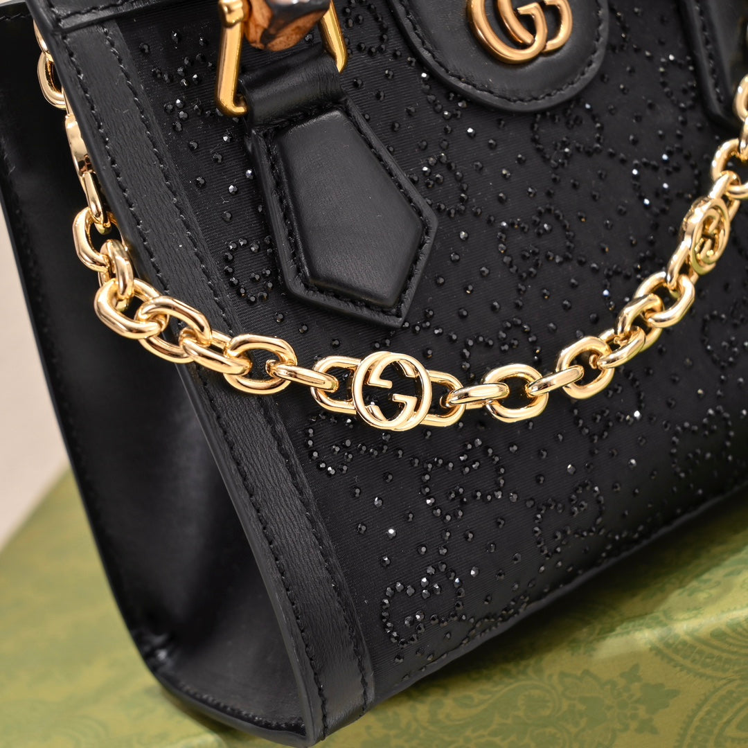 Gucci Diana Bamboo Mini Top Handle Bag