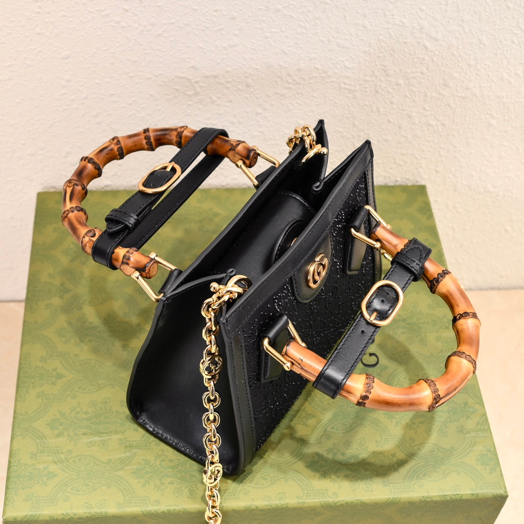 Gucci Diana Bamboo Mini Top Handle Bag