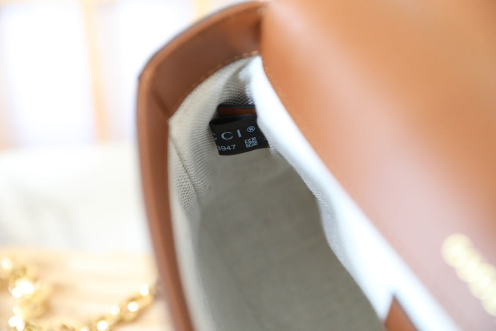 Gucci Horsebit 1955 Crystal Canvas Shoulder Bag
