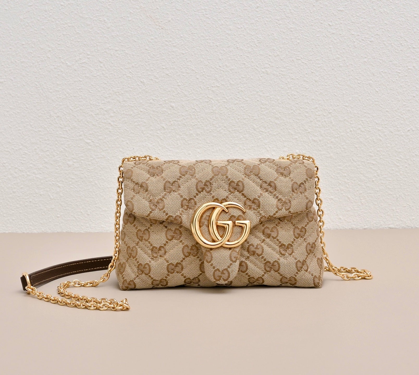 Gucci GG Marmont Mini Canvas Shoulder Bag
