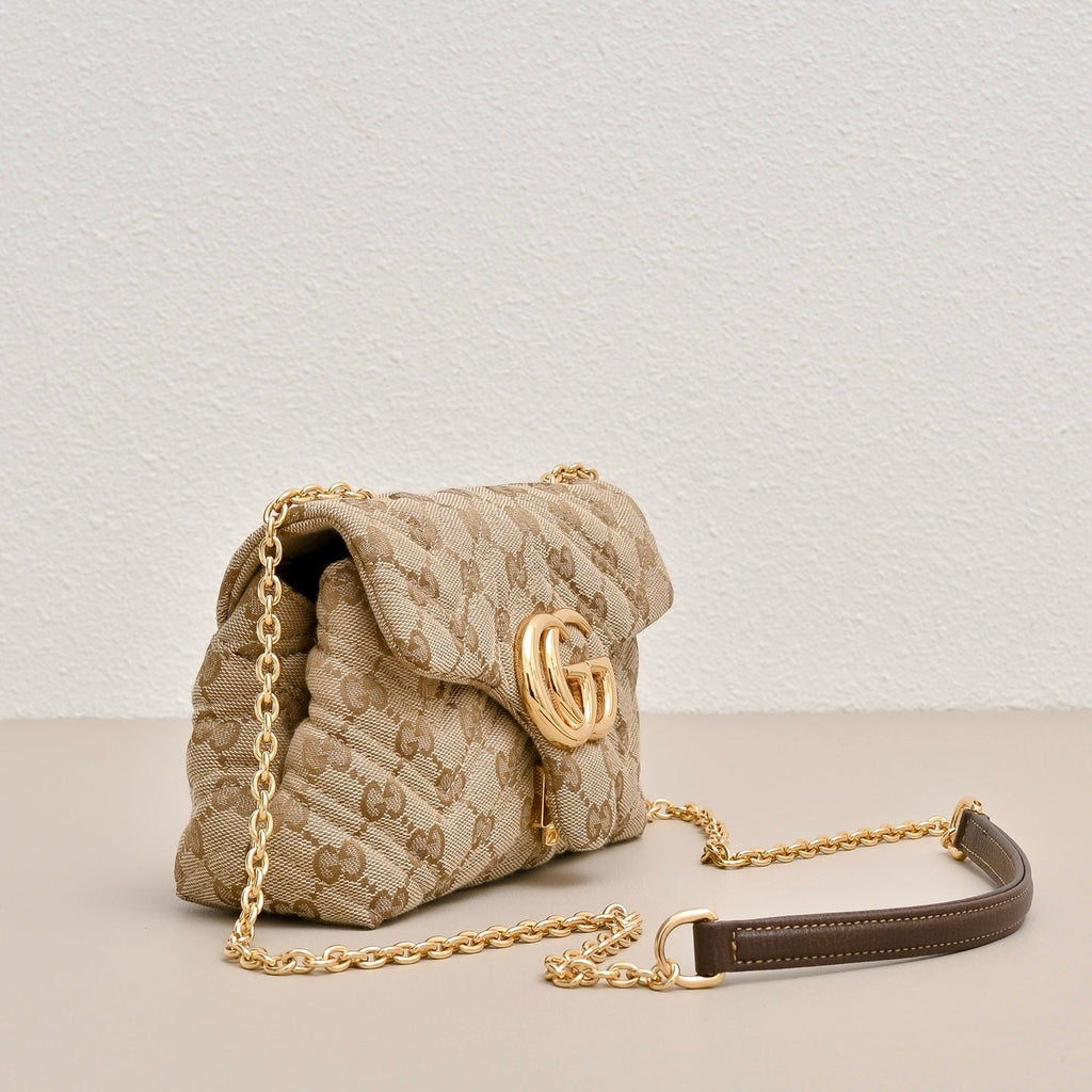 Gucci GG Marmont Mini Canvas Shoulder Bag
