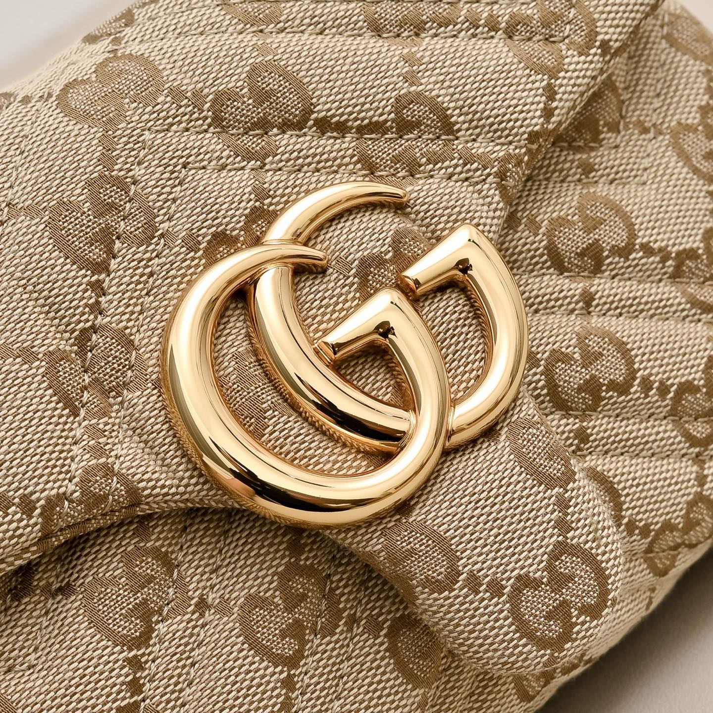 Gucci GG Marmont Mini Canvas Shoulder Bag