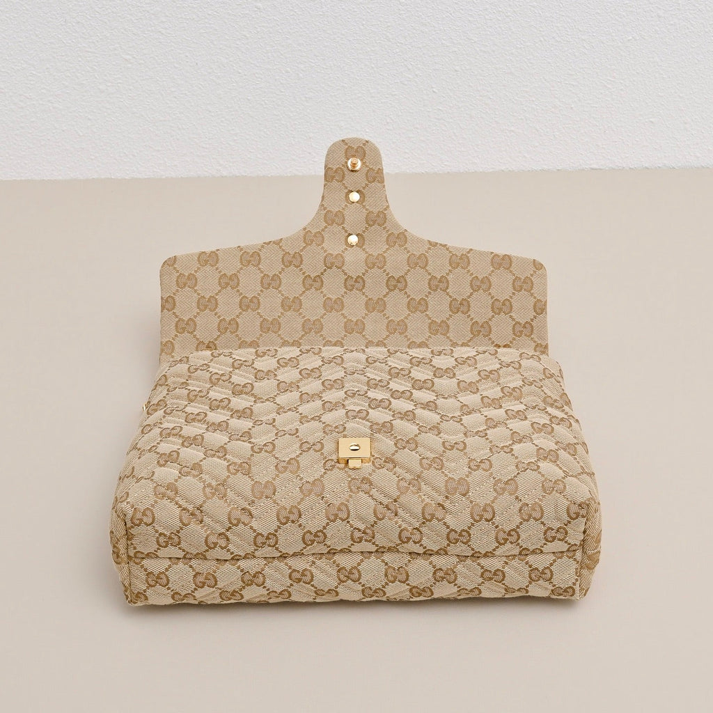 Gucci GG Marmont Medium Canvas Shoulder Bag