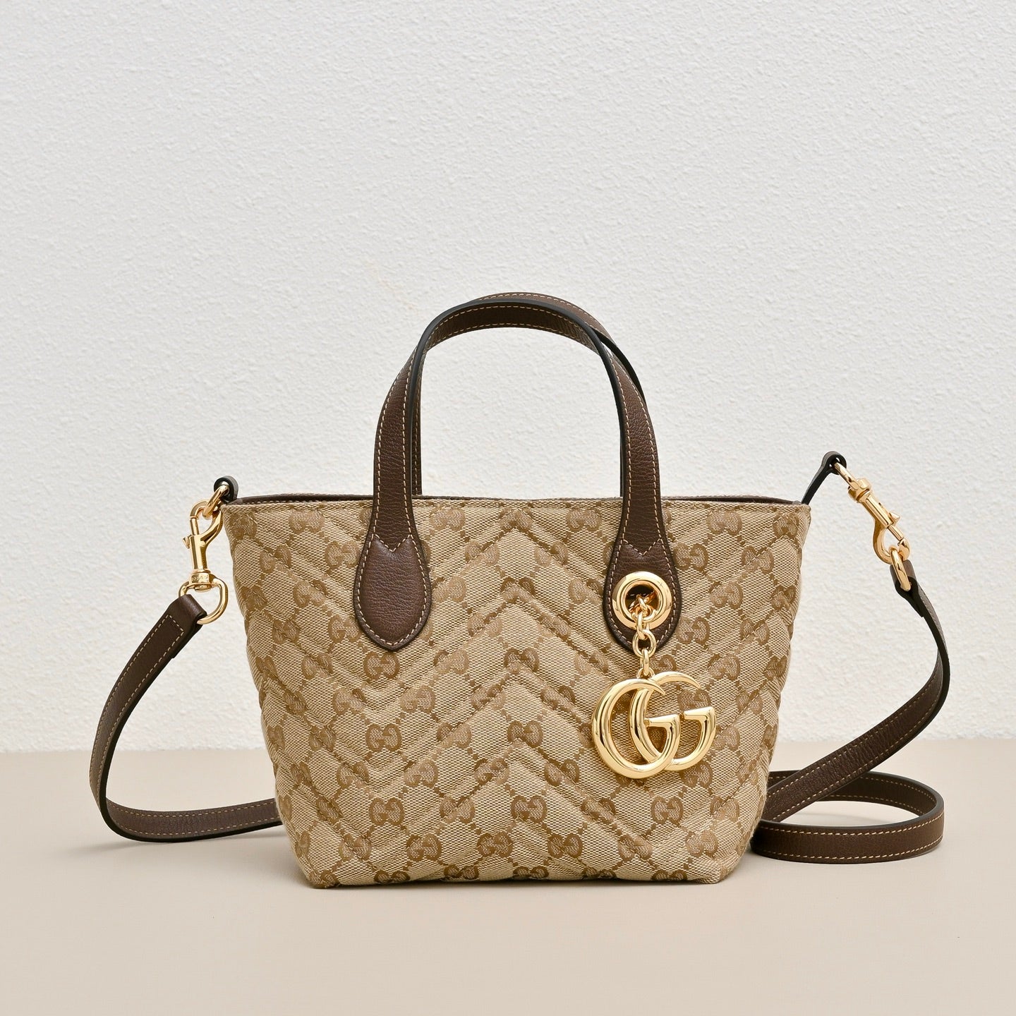 Gucci GG Marmont Small Canvas Tote Bag