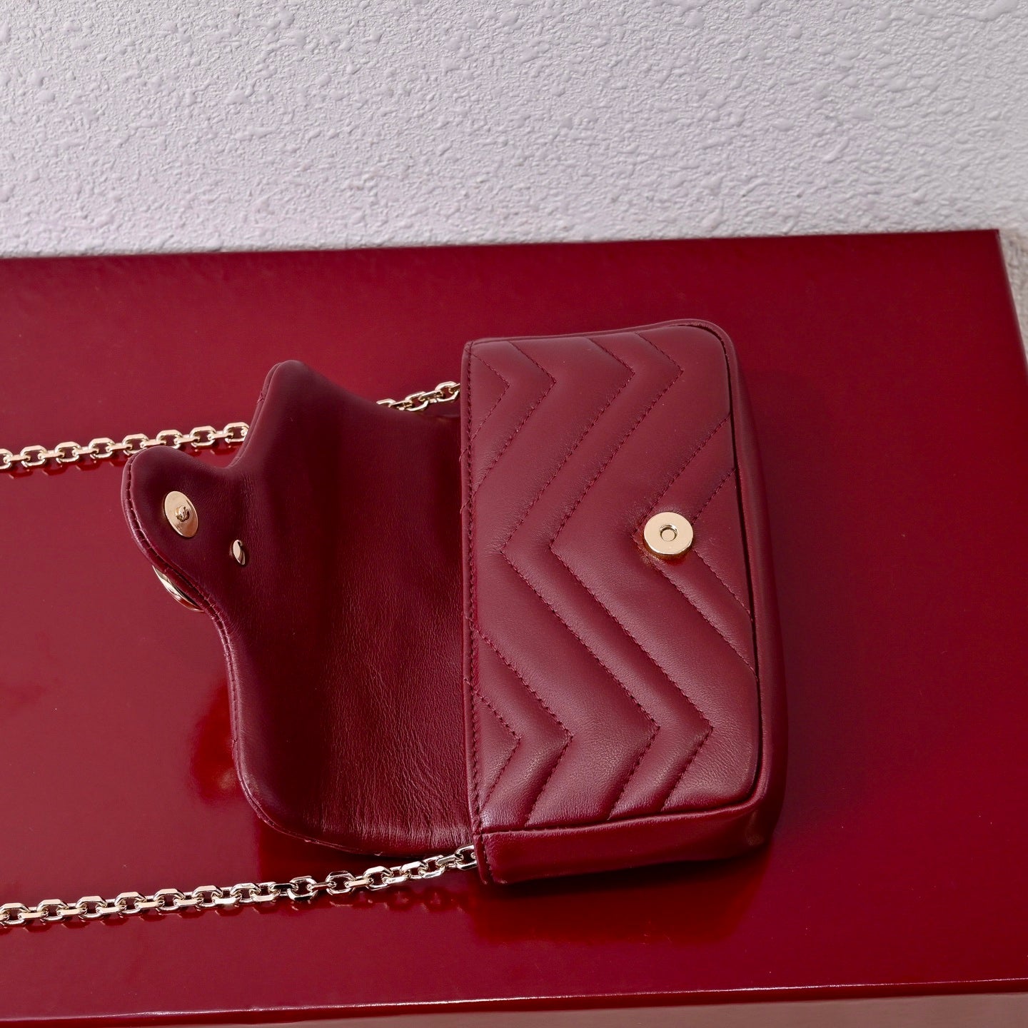 Gucci GG Marmont 2.0 Mini Lambskin Shoulder Bag