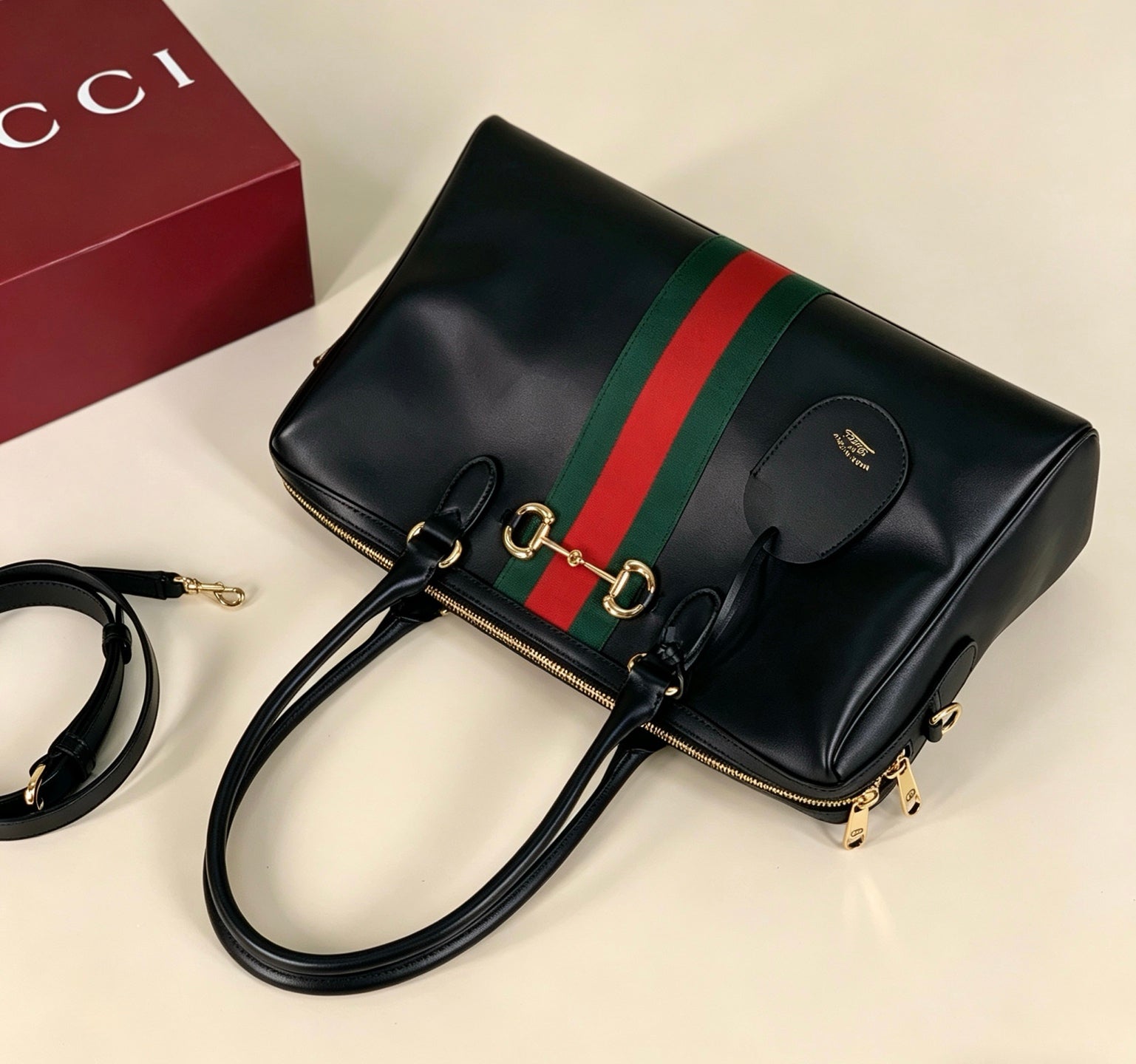 Gucci Borsetto Large Boston Bag
