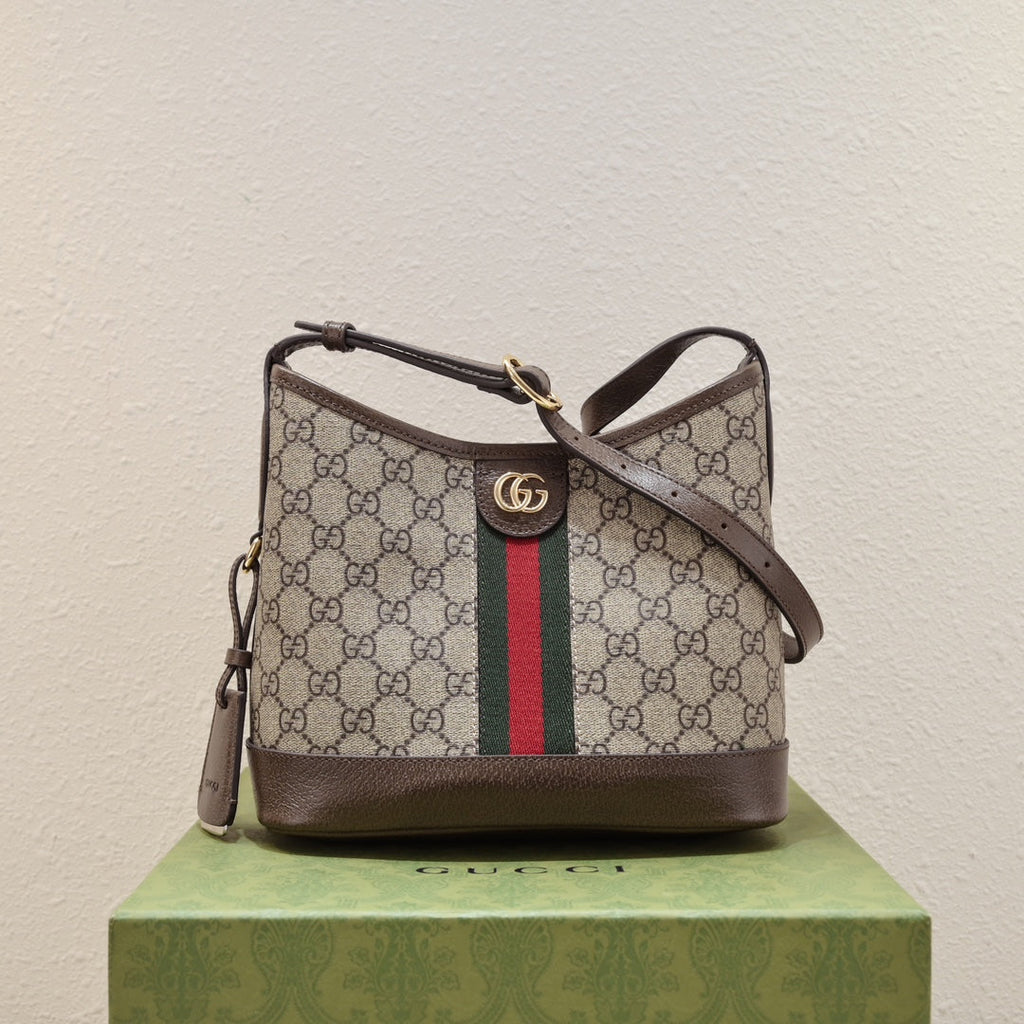 Gucci Ophidia GG Supreme Bucket Bag