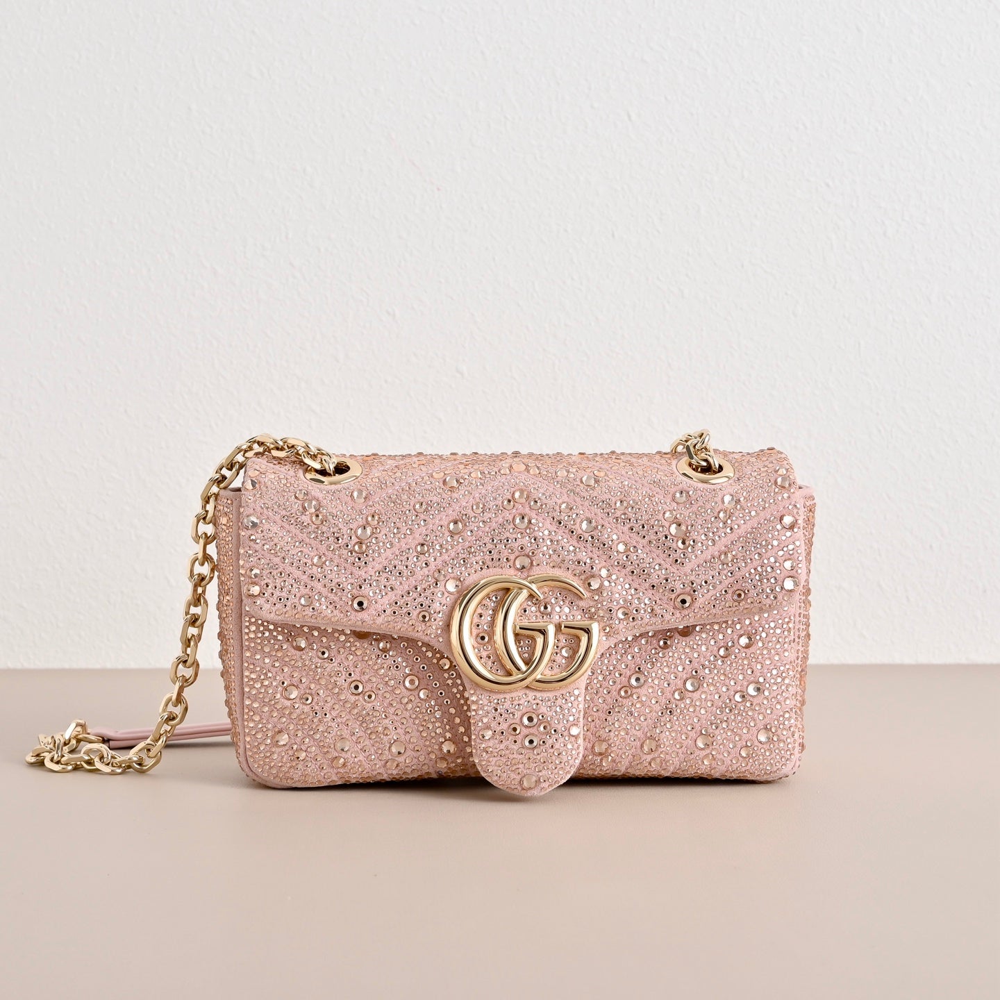 Gucci GG Marmont Crystal Star Shoulder Bag
