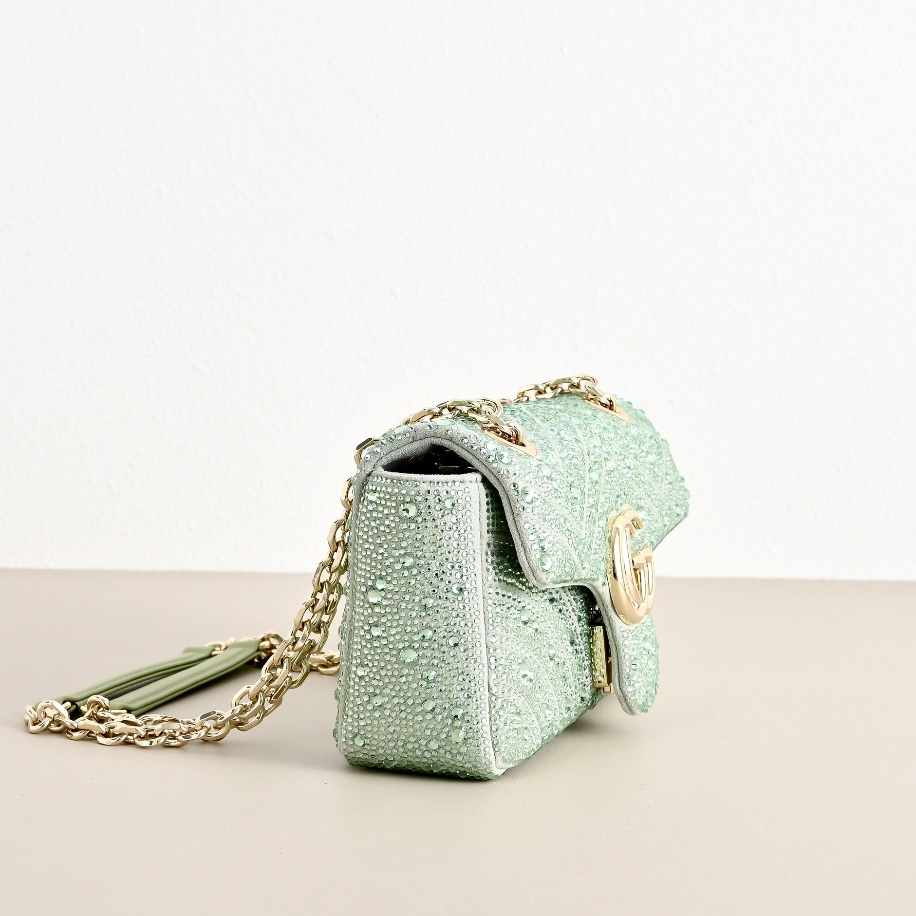 Gucci GG Marmont Crystal Star Shoulder Bag