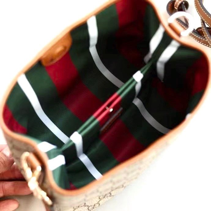 Gucci Emblem Bucket Bag