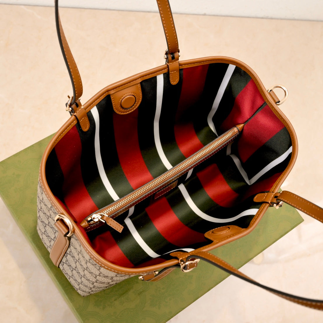 Gucci Emblem Small Tote Bag