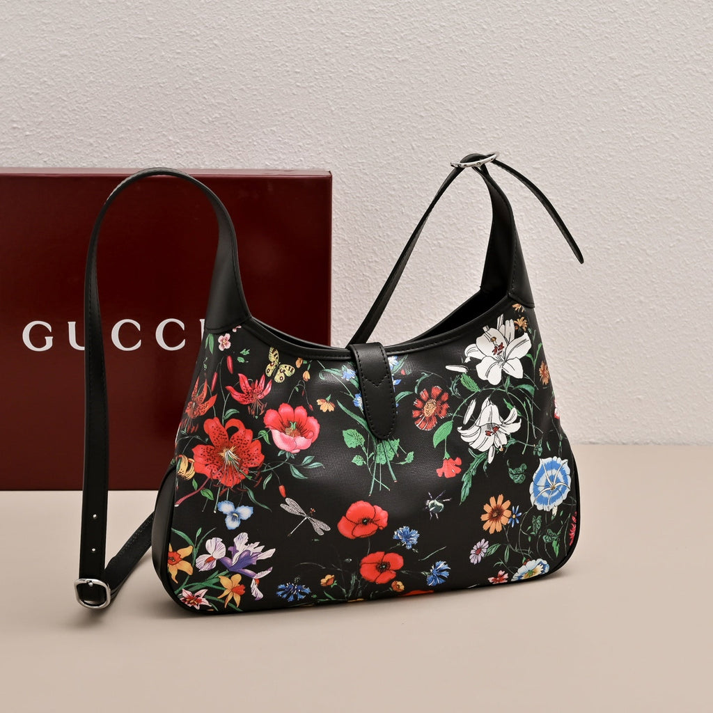 Gucci Jackie 1961 Flora Shoulder Bag