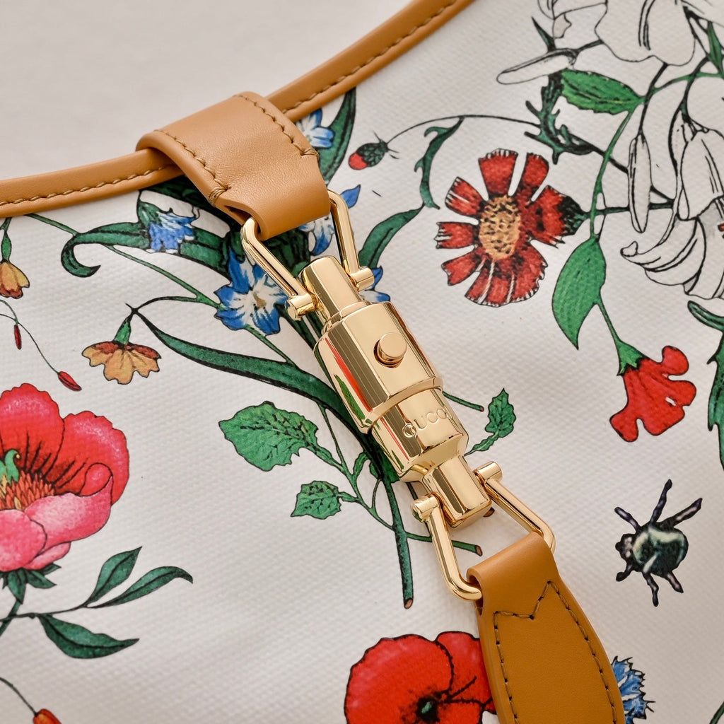 Gucci Jackie 1961 Flora Shoulder Bag