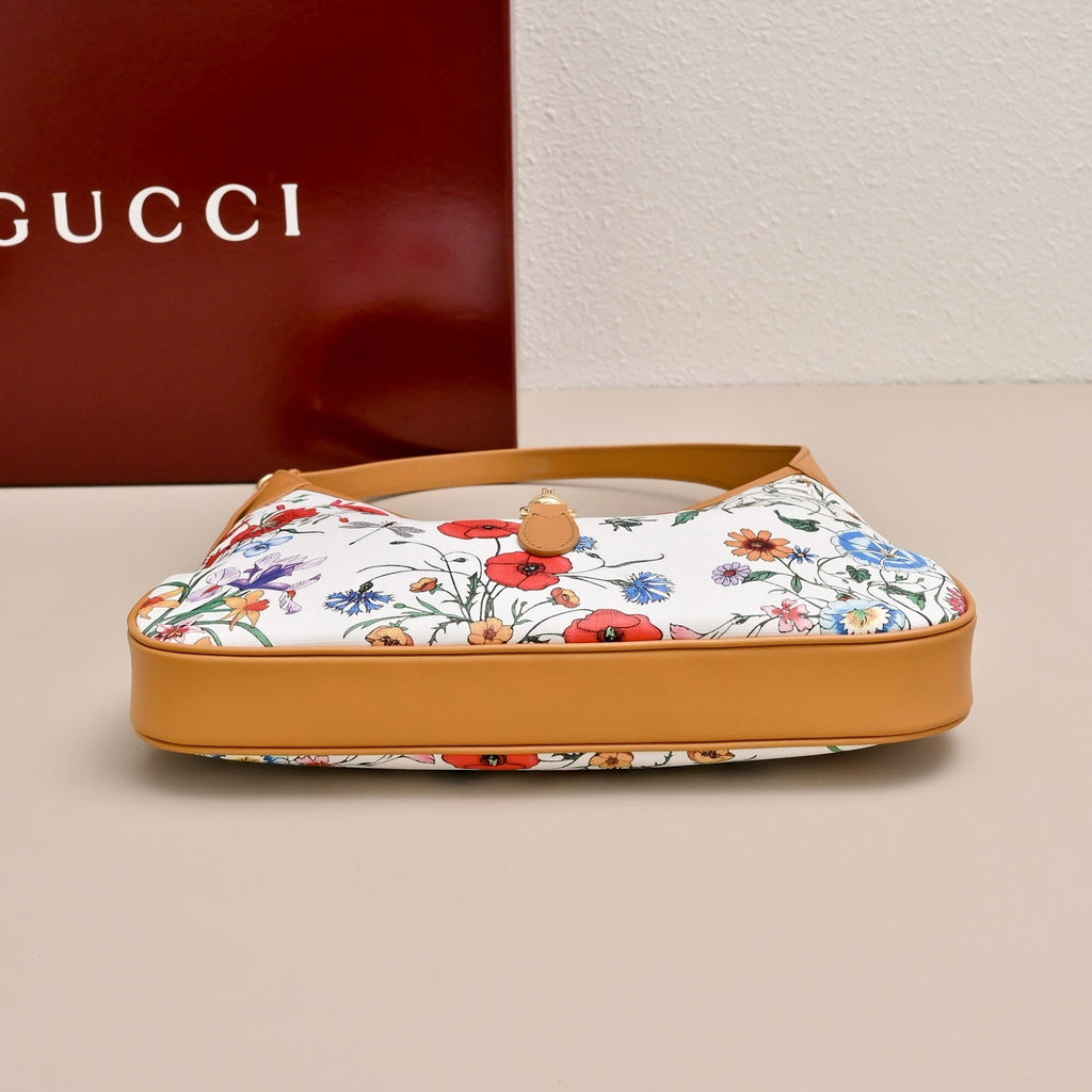 Gucci Jackie 1961 Flora Shoulder Bag