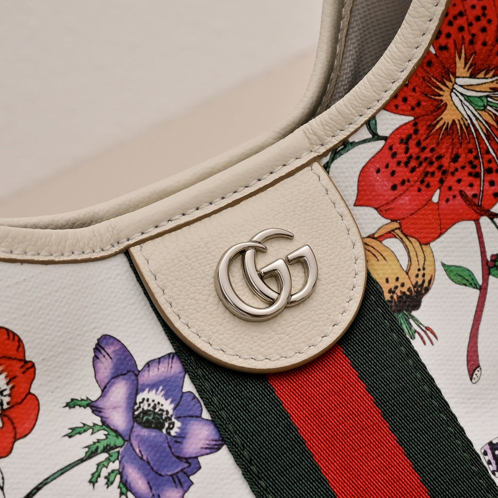 Gucci GG Giglio Floral Tote Bag