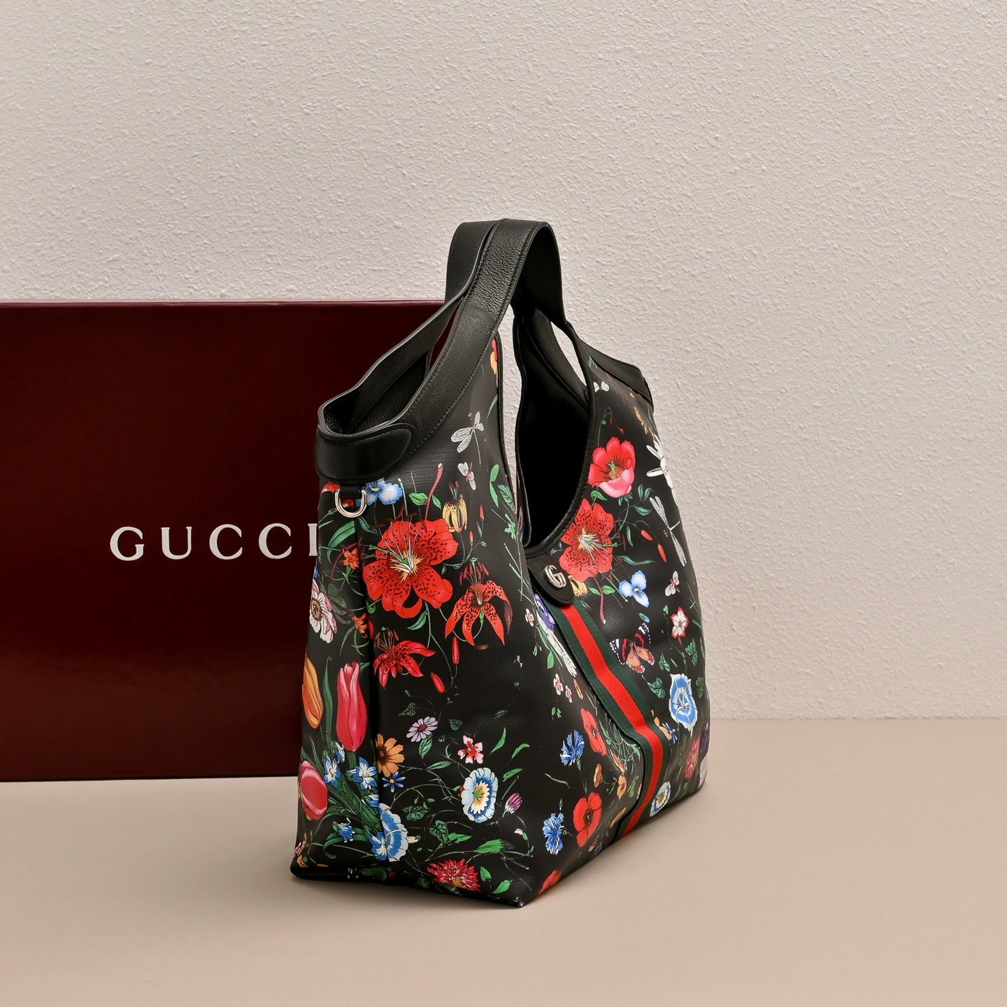 Gucci GG Giglio Floral Tote Bag