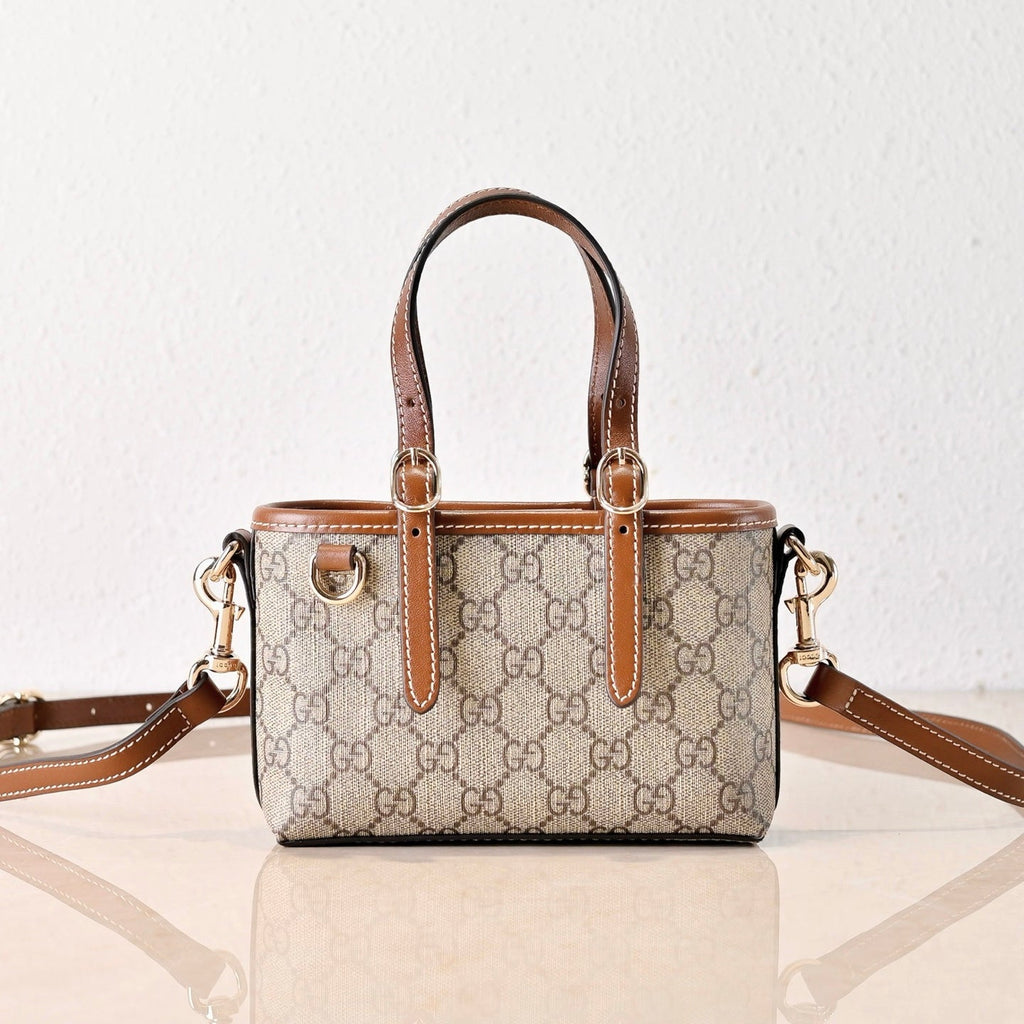 Gucci GG Emblem Mini Tote Bag