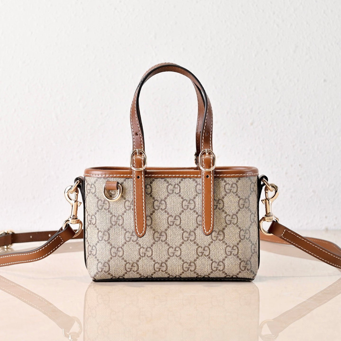 Gucci GG Emblem Mini Tote Bag