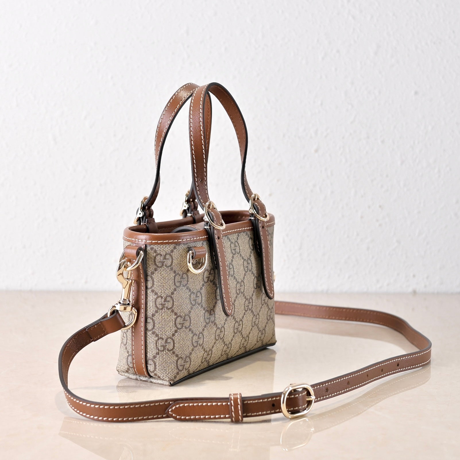 Gucci GG Emblem Mini Tote Bag