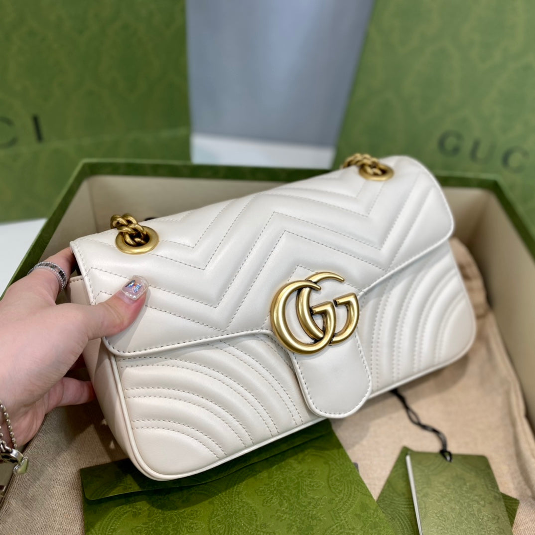 Gucci GG Marmont Leather Shoulder Bag-443497