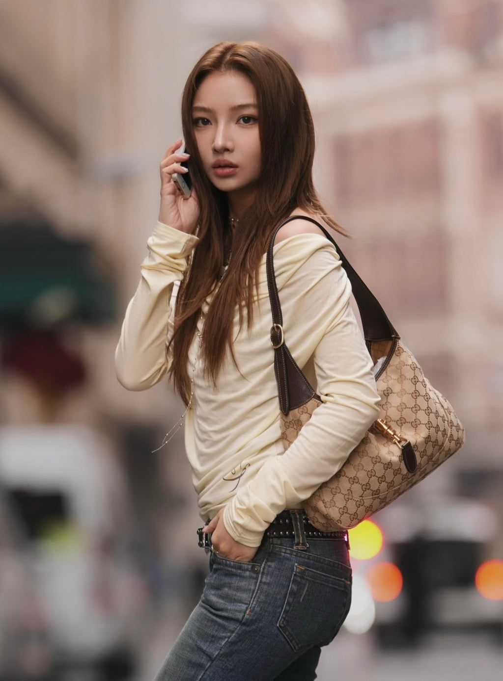 Gucci Jackie 1961 Flora Shoulder Bag-863136